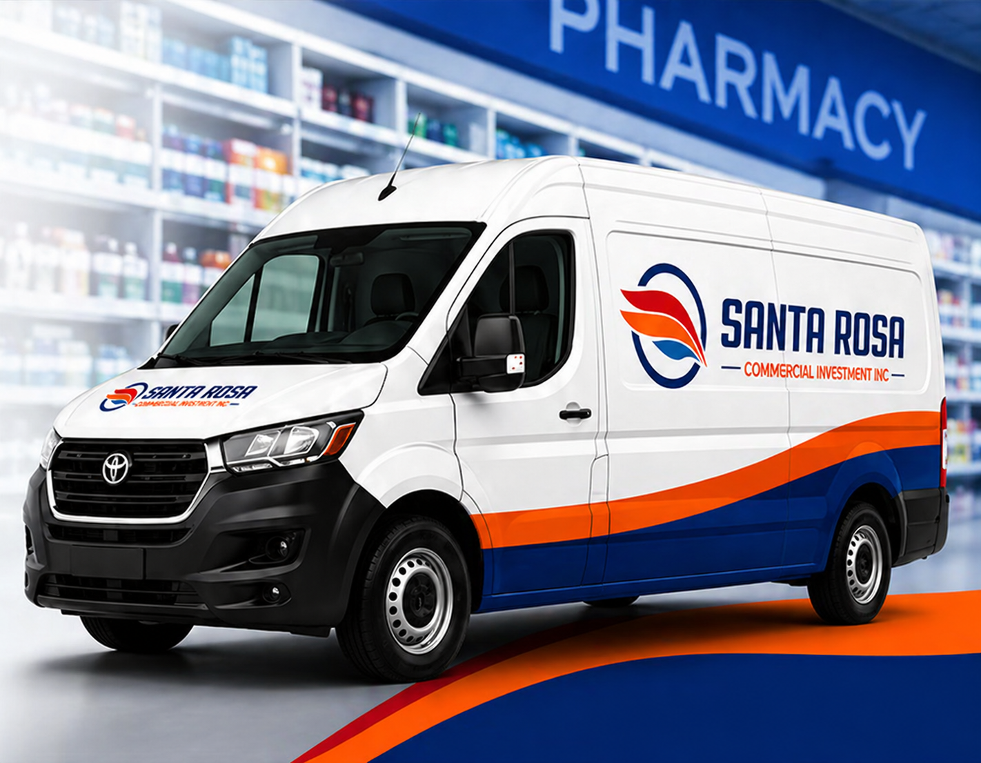 Santa Rosa pharmacy delivery van